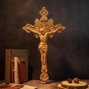 Cruz Exorcista de São Bento (BRINDE: SUPORTE DE MESA)